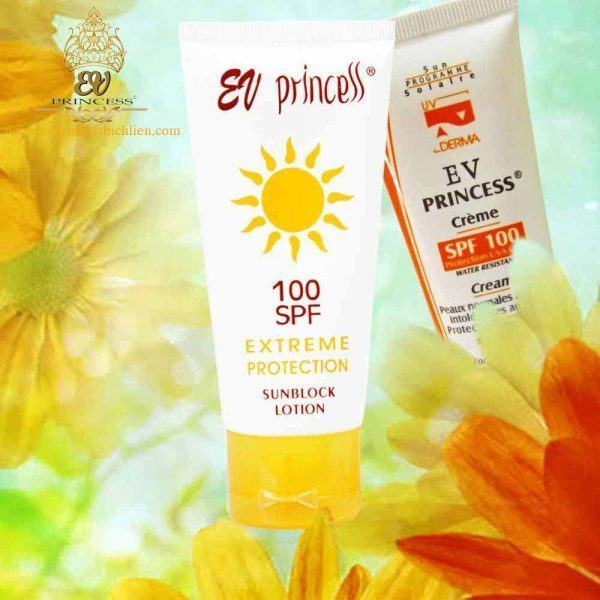 EV Princess 100 spf sun block lotion