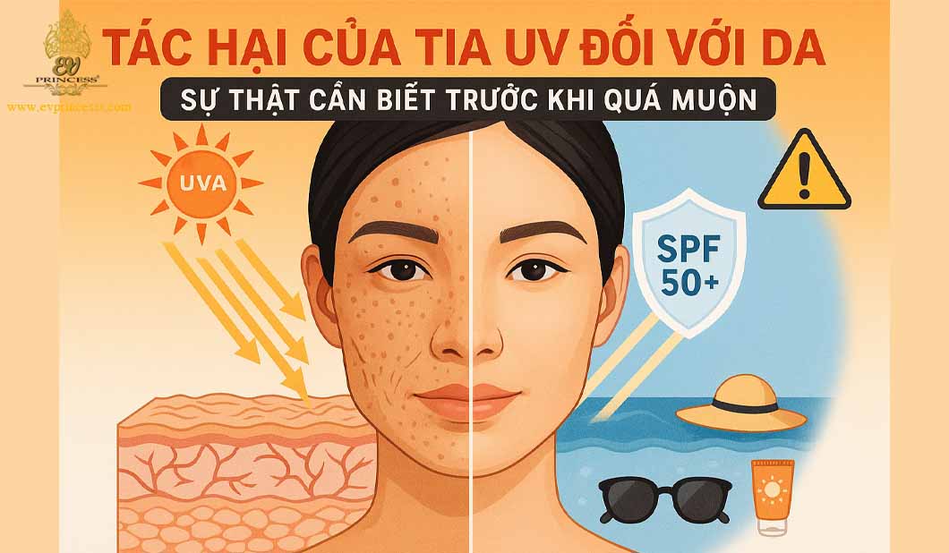 tac hai cua tia uv doi voi da